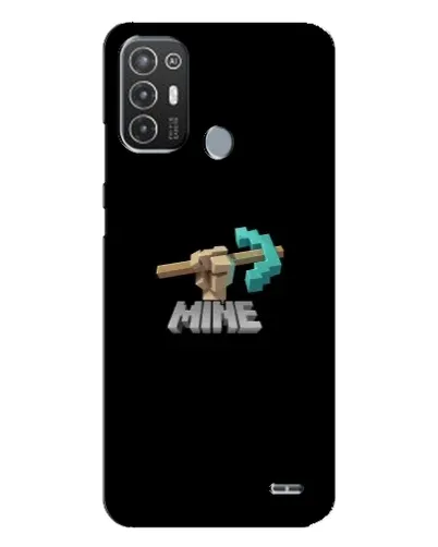 Чехол для TECNO Pop 6 Pro (BE8) с картинкой «Алмазная кирка»