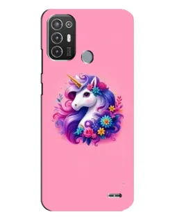 Чехол для TECNO Pop 6 Pro (BE8) с картинкой «Сказочный единорог»