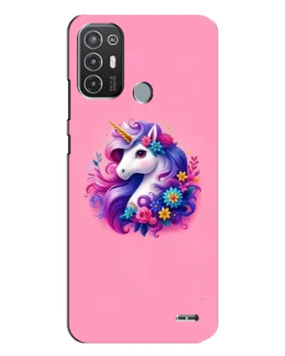 Чехол для TECNO Pop 6 Pro (BE8) с картинкой «Сказочный единорог»
