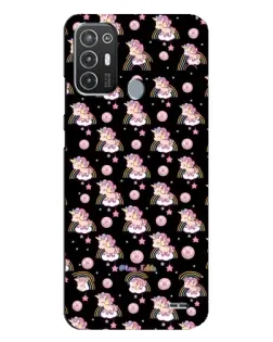 Чехол для TECNO Pop 6 Pro (BE8) с картинкой «Magic Unicorn паттерн»