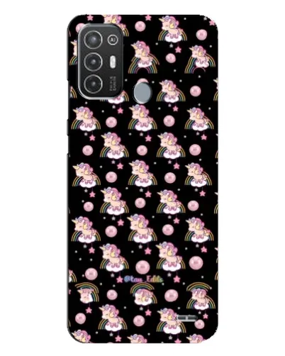 Чехол для TECNO Pop 6 Pro (BE8) с картинкой «Magic Unicorn паттерн»