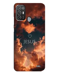 Чехол для TECNO Pop 6 Pro (BE8) с картинкой «Сияние Имени Jesus»