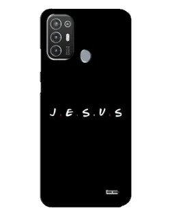 Чехол для TECNO Pop 6 Pro (BE8) с картинкой «Точки веры J.E.S.U.S.»