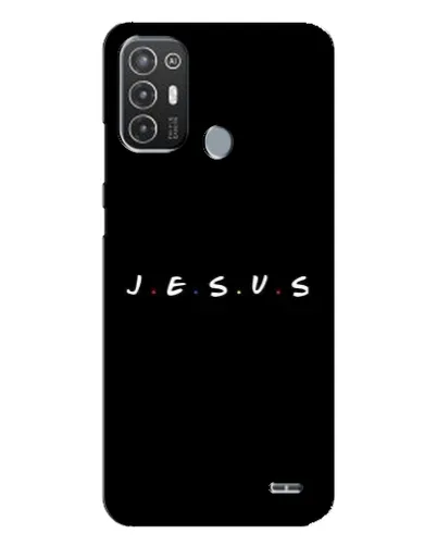 Чехол для TECNO Pop 6 Pro (BE8) с картинкой «Точки веры J.E.S.U.S.»