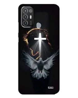 Чехол для TECNO Pop 6 Pro (BE8) с картинкой «Голубь и Свет»
