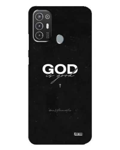 Чехол для TECNO Pop 6 Pro (BE8) с картинкой «GOD — Бог над всем»