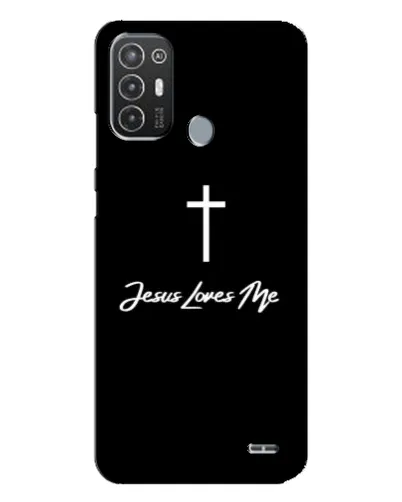 Чехол для TECNO Pop 6 Pro (BE8) с картинкой «Иисус любит тебя»