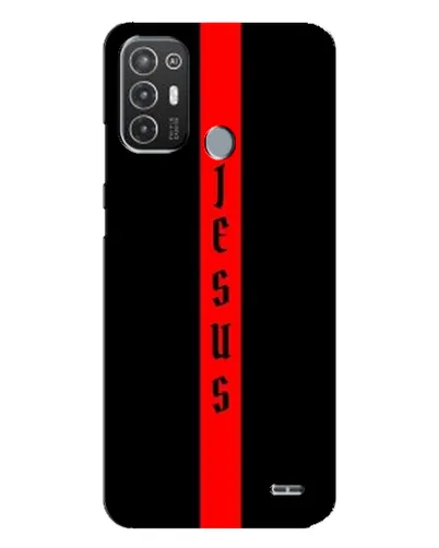 Чехол для TECNO Pop 6 Pro (BE8) с картинкой «Красная линия веры»