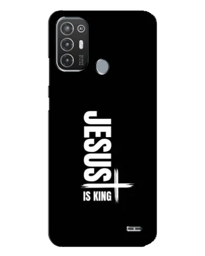 Чехол для TECNO Pop 6 Pro (BE8) с картинкой «Вертикаль веры Jesus»