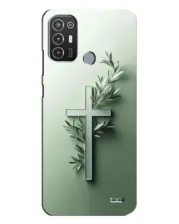 Чехол для TECNO Pop 6 Pro (BE8) с картинкой «Оливковая ветвь» Чехол для TECNO Pop 6 Pro (BE8) с картинкой «Оливковая ветвь»