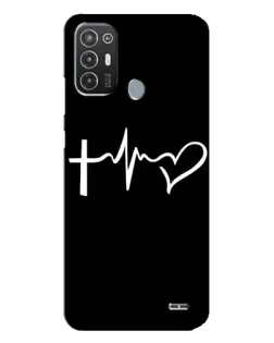 Чехол для TECNO Pop 6 Pro (BE8) с картинкой «Пульс веры» Чехол для TECNO Pop 6 Pro (BE8) с картинкой «Пульс веры»