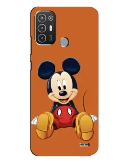 Чехол для TECNO Pop 6 Pro (BE8) с картинкой «Микки отдыхает»