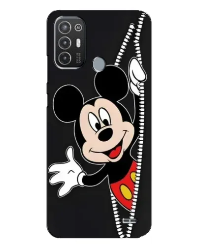 Чехол для TECNO Pop 6 Pro (BE8) с картинкой «Микки раздвигает стены»