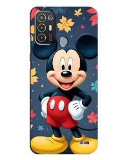 Чехол для TECNO Pop 6 Pro (BE8) с картинкой «Осенний Mickey Mouse»