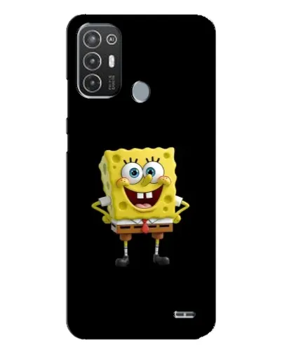 Чехол для TECNO Pop 6 Pro (BE8) с картинкой «Классический Губка Боб»