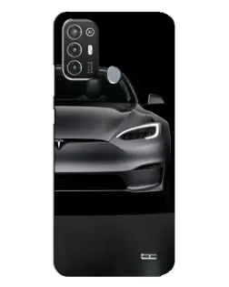 Чехол для TECNO Pop 6 Pro (BE8) с картинкой «Tesla Model S Look»