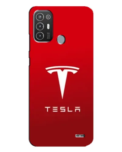 Чехол для TECNO Pop 6 Pro (BE8) с картинкой «Tesla Red Classic»