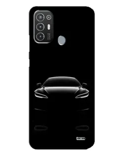 Чохол для TECNO Pop 6 Pro (BE8) з картинкою «Силует Tesla Night»