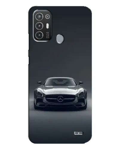 Чехол для TECNO Pop 6 Pro (BE8) с картинкой «Mercedes на черном»