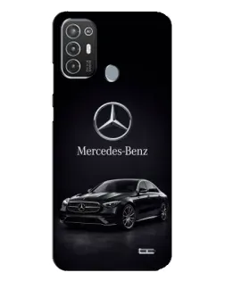 Чехол для TECNO Pop 6 Pro (BE8) с картинкой «Mercedes — решетка радиатора»