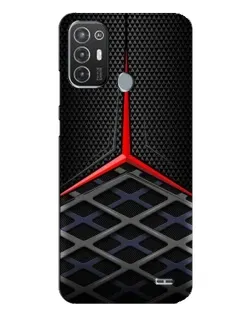 Чехол для TECNO Pop 6 Pro (BE8) с картинкой «Mercedes Carbon Grid»