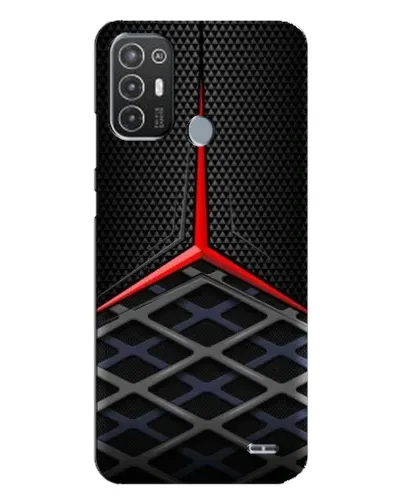 Чехол для TECNO Pop 6 Pro (BE8) с картинкой «Mercedes Carbon Grid»