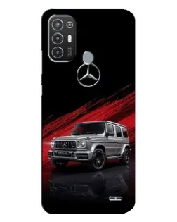 Чехол для TECNO Pop 6 Pro (BE8) с картинкой «Mercedes G-Class красный»