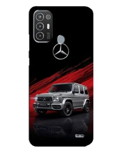 Чехол для TECNO Pop 6 Pro (BE8) с картинкой «Mercedes G-Class красный»