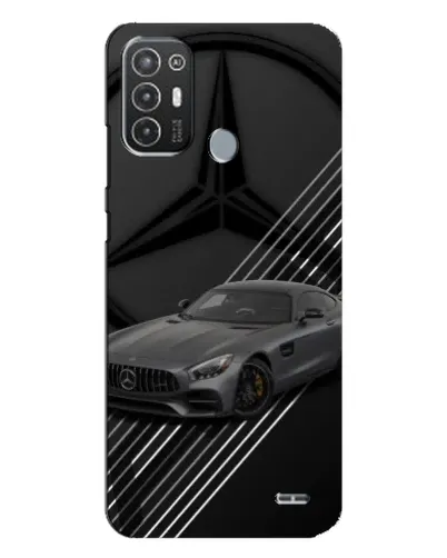 Чехол для TECNO Pop 6 Pro (BE8) с картинкой «Mercedes AMG — графика»