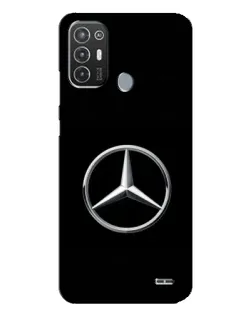 Чехол для TECNO Pop 6 Pro (BE8) с картинкой «Mercedes классический лого»