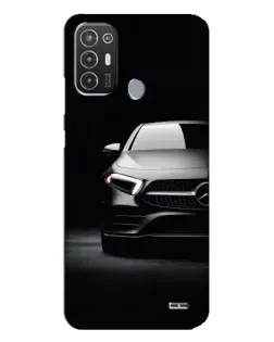 Чехол для TECNO Pop 6 Pro (BE8) с картинкой «Свет фар Mercedes»