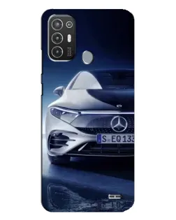 Чехол для TECNO Pop 6 Pro (BE8) с картинкой «Mercedes EQ — будущее»