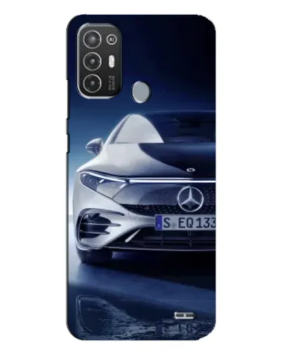 Чехол для TECNO Pop 6 Pro (BE8) с картинкой «Mercedes EQ — будущее»