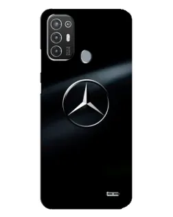Чехол для TECNO Pop 6 Pro (BE8) с картинкой «Mercedes на металле»