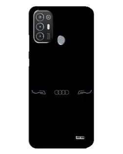 Чохол для TECNO Pop 6 Pro (BE8) з картинкою «Audi — світловий підпис»
