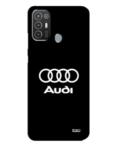Чехол для TECNO Pop 6 Pro (BE8) с картинкой «Классическое лого Audi»