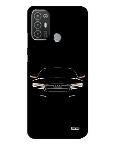 Чехол для TECNO Pop 6 Pro (BE8) с картинкой «Audi — ночной контур»