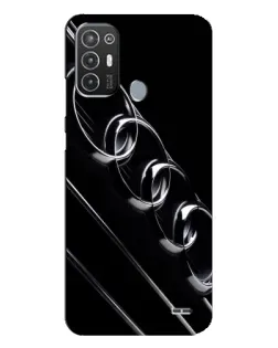 Чехол для TECNO Pop 6 Pro (BE8) с картинкой «Audi — абстрактные кольца»