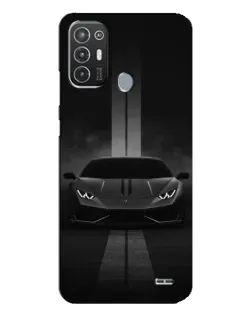 Чохол для TECNO Pop 6 Pro (BE8) з картинкою «Lamborghini симетрія доріг»