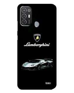 Чохол для TECNO Pop 6 Pro (BE8) з картинкою «Логотип Lamborghini класика»