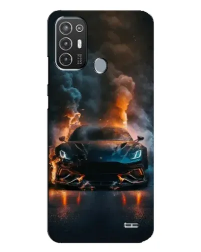 Чохол для TECNO Pop 6 Pro (BE8) з картинкою «Lamborghini димна естетика»
