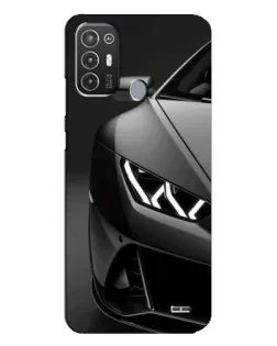 Чохол для TECNO Pop 6 Pro (BE8) з картинкою «Lamborghini фари деталізація»