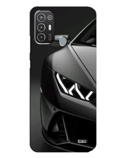 Чохол для TECNO Pop 6 Pro (BE8) з картинкою «Lamborghini фари деталізація»