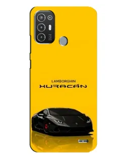 Чохол для TECNO Pop 6 Pro (BE8) з картинкою «Lamborghini Huracan чорний»