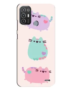 Чехол для TECNO Pop 6 Pro (BE8) с картинкой «Pusheen трио» Чехол для TECNO Pop 6 Pro (BE8) с картинкой «Pusheen трио»