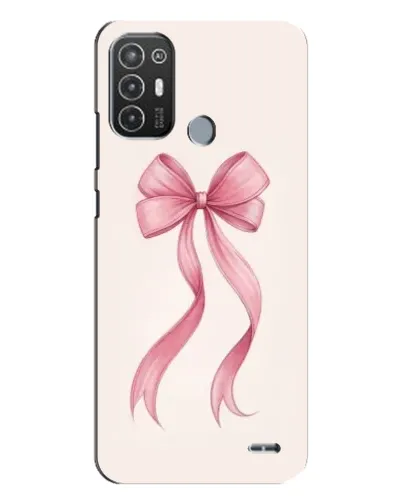 Чехол для TECNO Pop 6 Pro (BE8) с картинкой «Розовый бант»