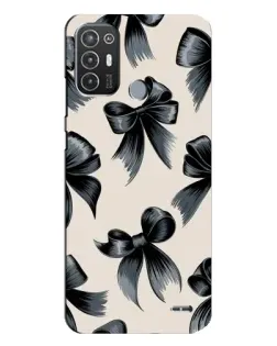 Чехол для TECNO Pop 6 Pro (BE8) с картинкой «Банты Coquette»