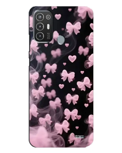 Чехол для TECNO Pop 6 Pro (BE8) с картинкой «Неоновое кружево»