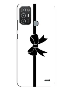 Чехол для TECNO Pop 6 Pro (BE8) с картинкой «Вертикальный бант»