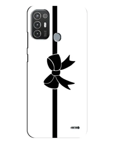 Чехол для TECNO Pop 6 Pro (BE8) с картинкой «Вертикальный бант»